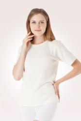 Koszulka rozgrzewająca unisex krótki rękaw CzSalus
