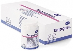 Tampograss z maścią do tamowania krwotoków z nosa