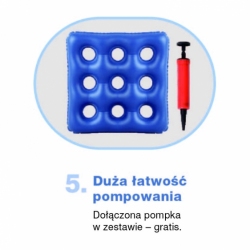 Poduszka do siedzenia kwadratowa lub okrągła Prevent Armedical