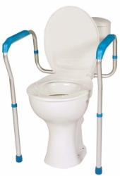 Rama na WC z dwiema poręczami