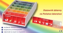 Kasetki na leki Anabox  Daily box - 7 sztuk