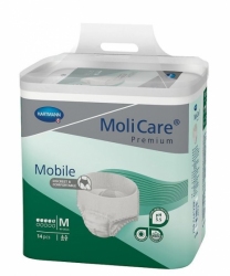 Pieluchomajtki MoliCare Premium Mobile średni stopień NTM
