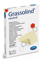 Opatrunek specjalistyczny Grassolind Neutral do ran powierzchniowych, oparzeń, ran szarpanych, otarć