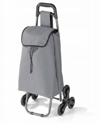 Wózek zakupowy sześciokołowy z torbą EASYmaxx