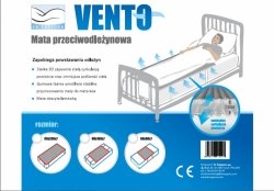 Mata przeciwodleżynowa VENTO Dr Sapporo - nakładka na materac przepuszczająca powietrze