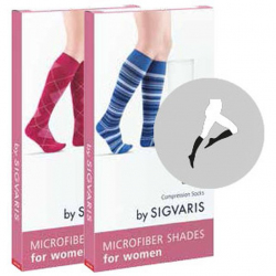 Podkolanówki profilaktyczne dla kobiet Microfiber Shades Sigvaris