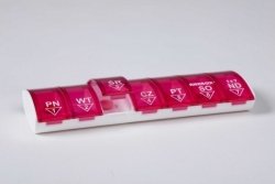 Tygodniowa kasetka na leki Anabox 1x7