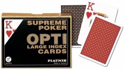 Karty Supreme Poker Opti Piatnik 2 talie