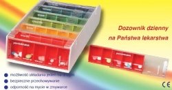 Kasetki na leki Anabox  Daily box - 7 sztuk