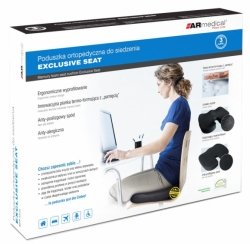 Poduszka ortopedyczna do siedzenia z wycięciem Exclusive Seat Armedical, pianka z pamięcią