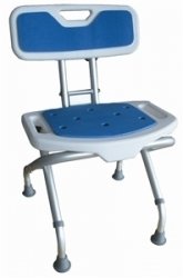 Krzesło prysznicowe składane Blue