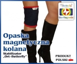 Opaska magnetyczna na kolano - 3 rzepy