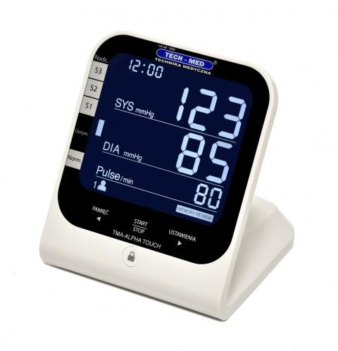 Ciśnieniomierz z zasilaczem TMA-ALPHA TOUCH TechMed