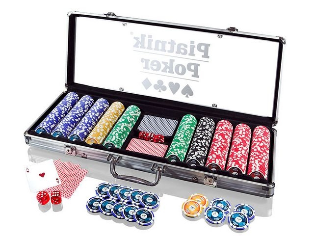 Piatnik Poker Alu Case - 500 żetonów