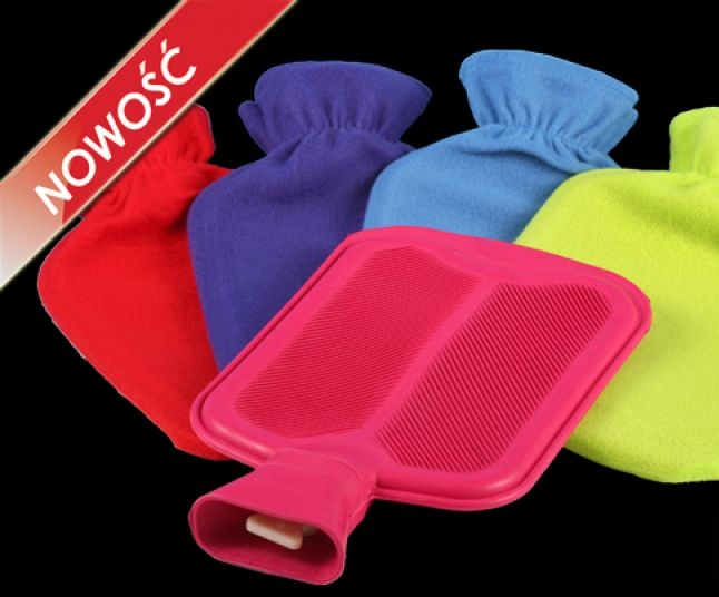 Termofor gumowy w pokrowcu 2L